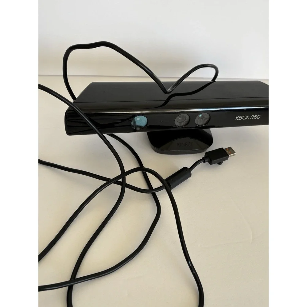 Microsoft Xbox 360 Kinect Sensor Bar Model 1414 Black Tested & Working